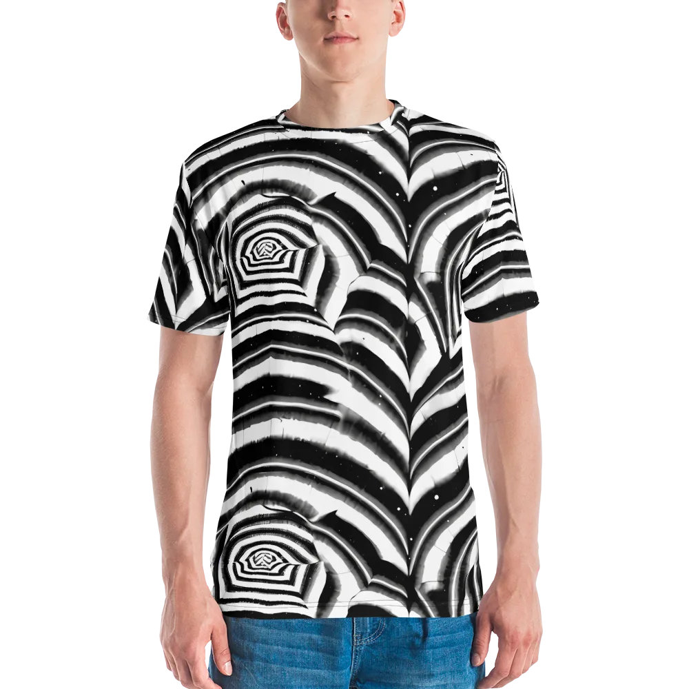 Dupain Swirl on Men's Crew Neck T-Shirt — Front