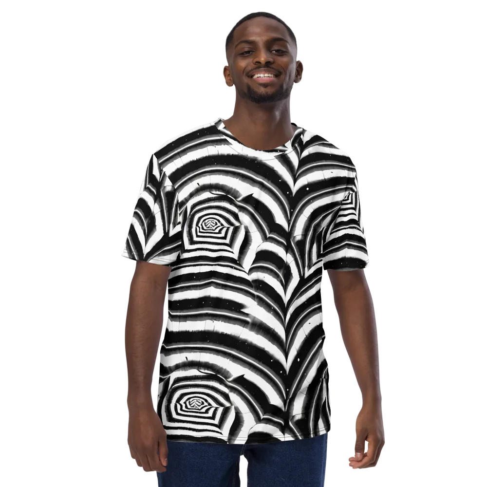 Dupain Swirl on Men's Crew Neck T-Shirt — Front