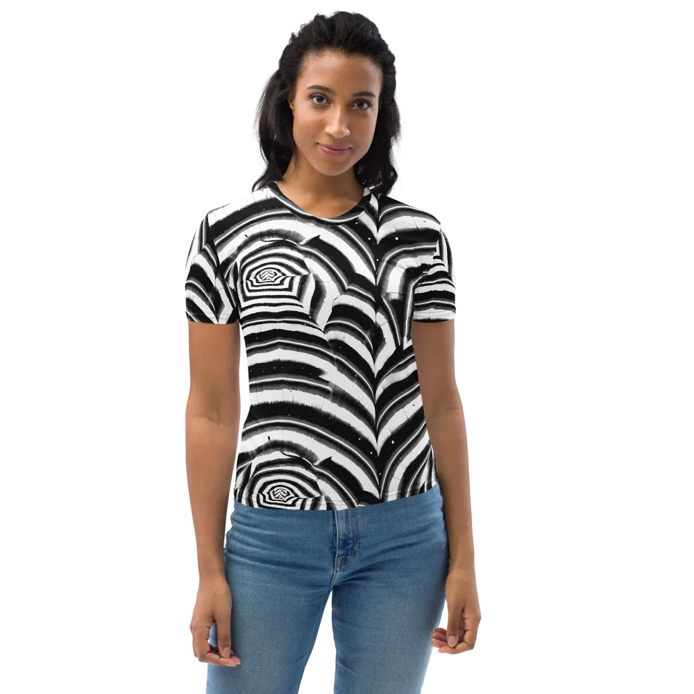 Dupain Swirl on Women's Crew Neck T-Shirt — Front