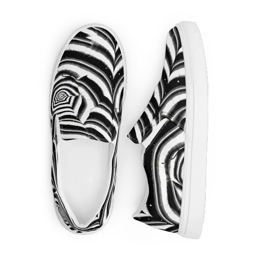 Dupain Swirl on a Men's Slip-On Canvas Shoes
