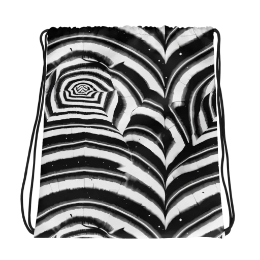 Dupain Swirl on a Drawstring Bag