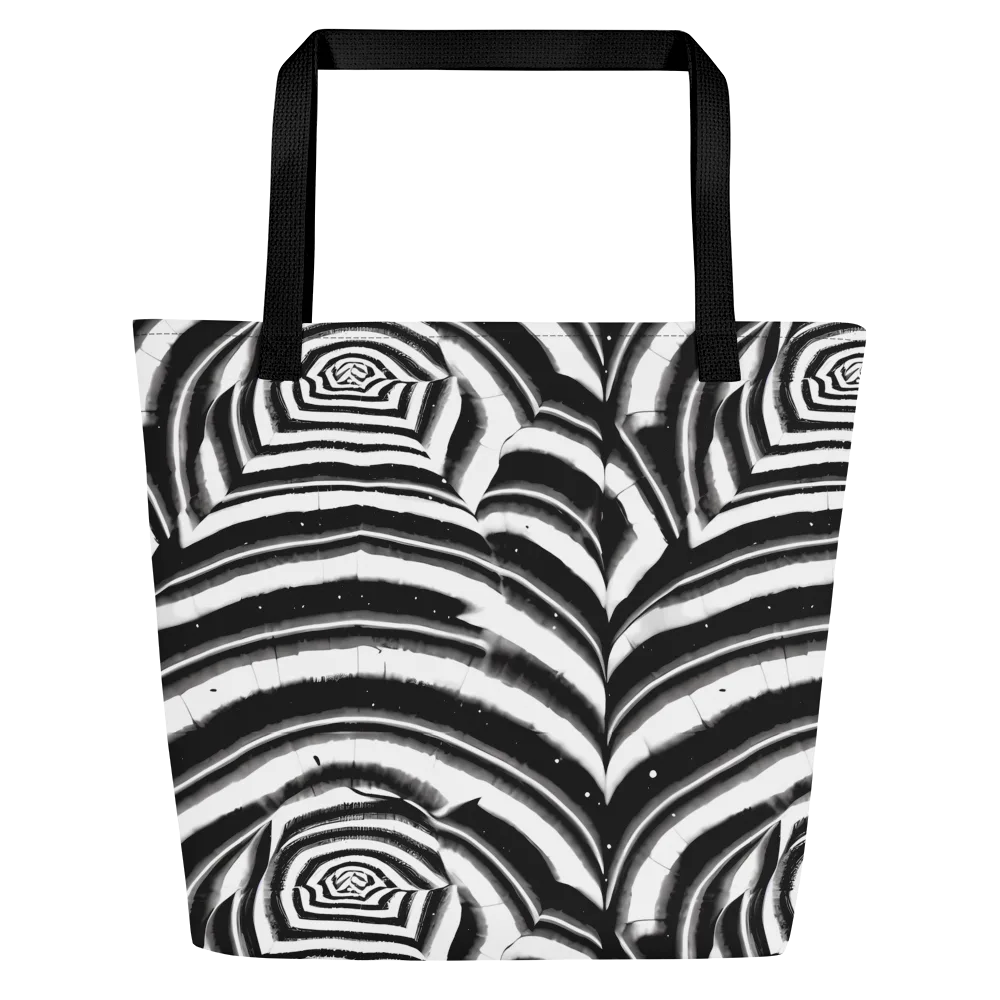 Dupain Swirl on Large Tote Bag W/ Pocket — Front