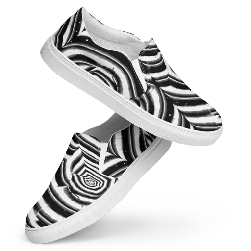 Dupain Swirl on a Women's Slip-On Canvas Shoes