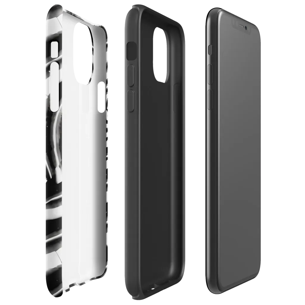 Dupain Swirl on Tough Case for iPhone® — Right