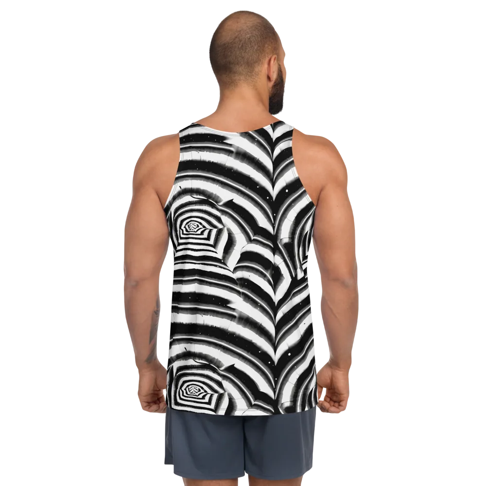 Dupain Swirl on Men's Tank Top — Back