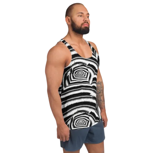Dupain Swirl on a Men's Tank Top