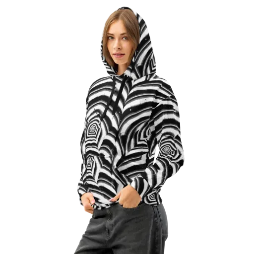 Dupain Swirl on a Cotton Hoodie