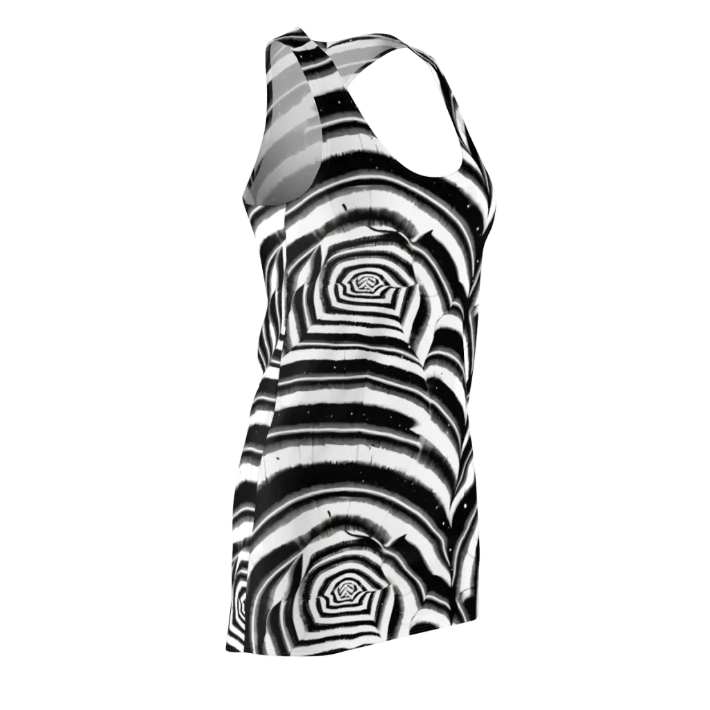 Dupain Swirl on Racerback Dress — Front Side