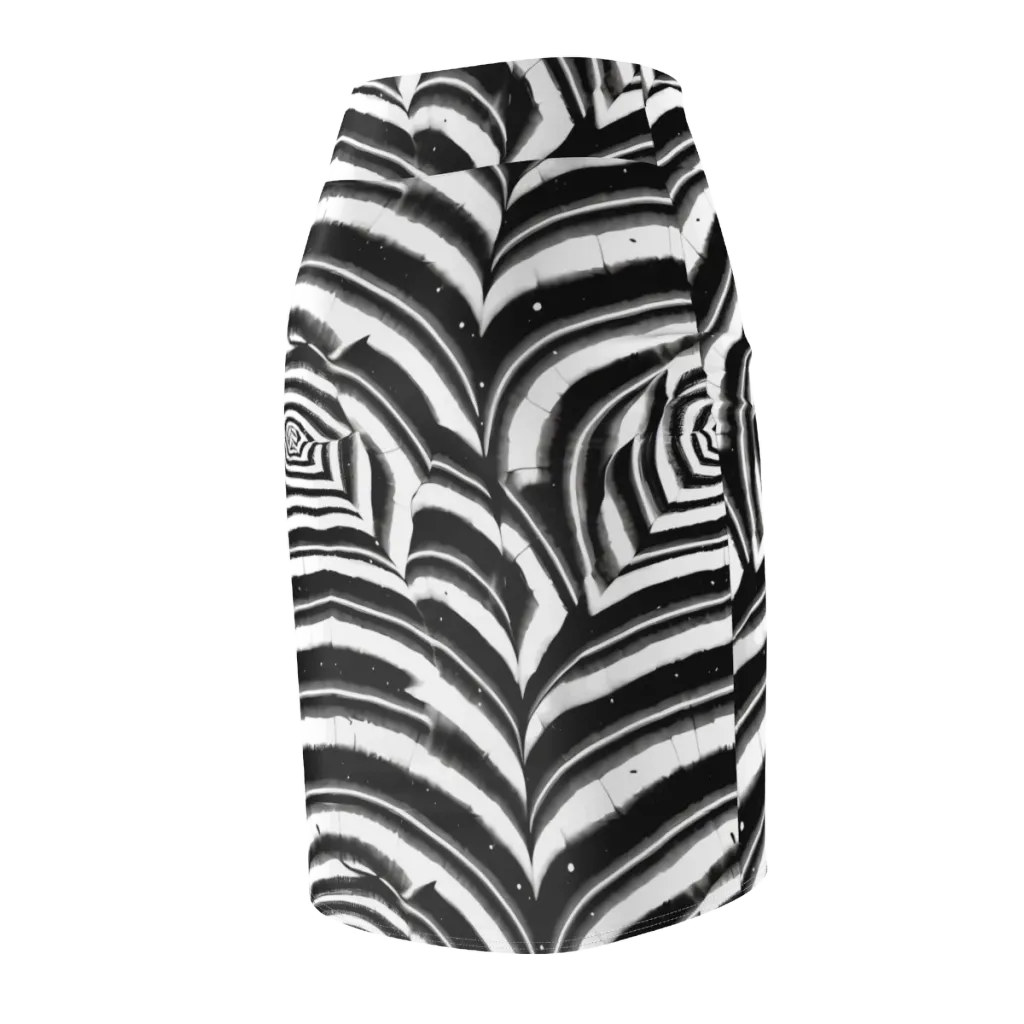 Dupain Swirl on Pencil Skirt — Back Side