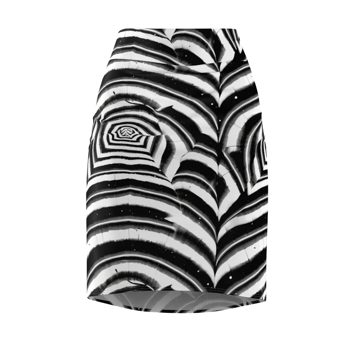 Dupain Swirl on Pencil Skirt — Front