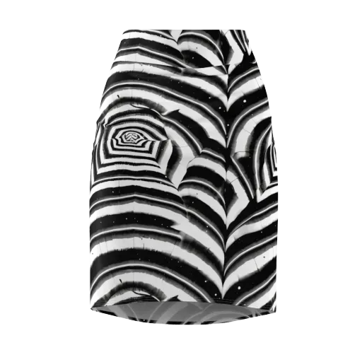 Dupain Swirl on a Pencil Skirt