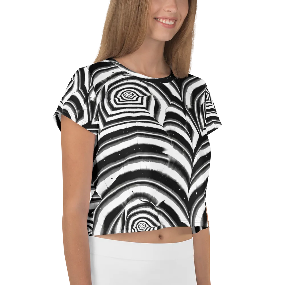 Dupain Swirl on Crop Tee — Right