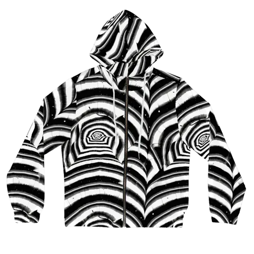 Dupain Swirl on a Women's Full-Zip Hoodie