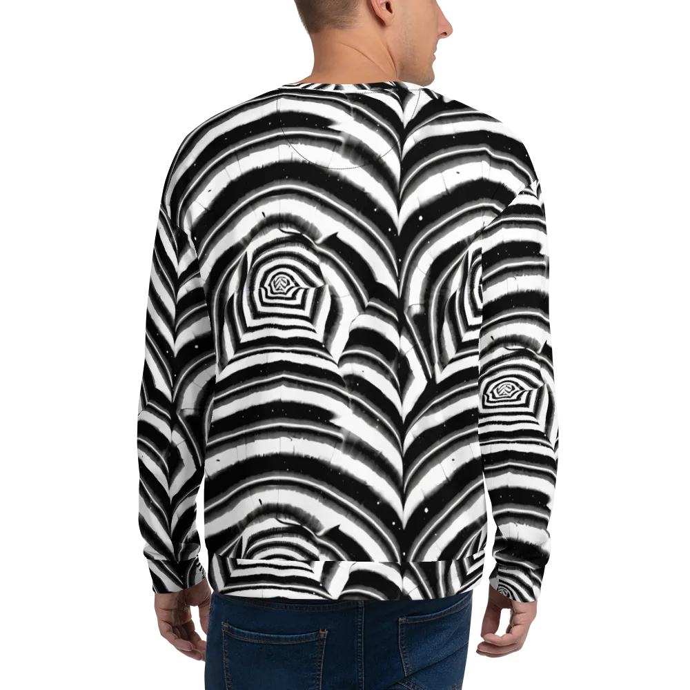 Dupain Swirl on Sweatshirt — Back