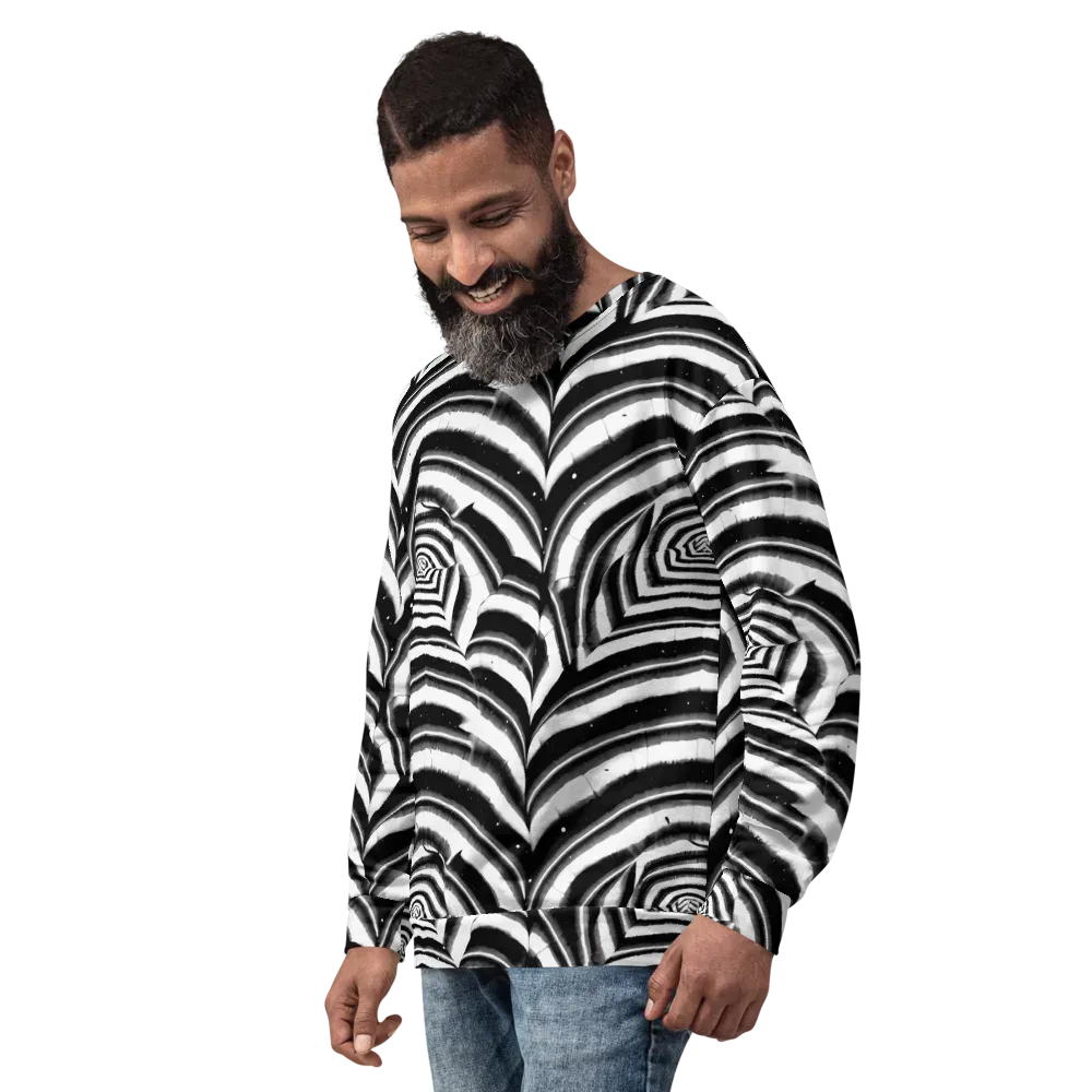 Dupain Swirl on Sweatshirt — Left Front