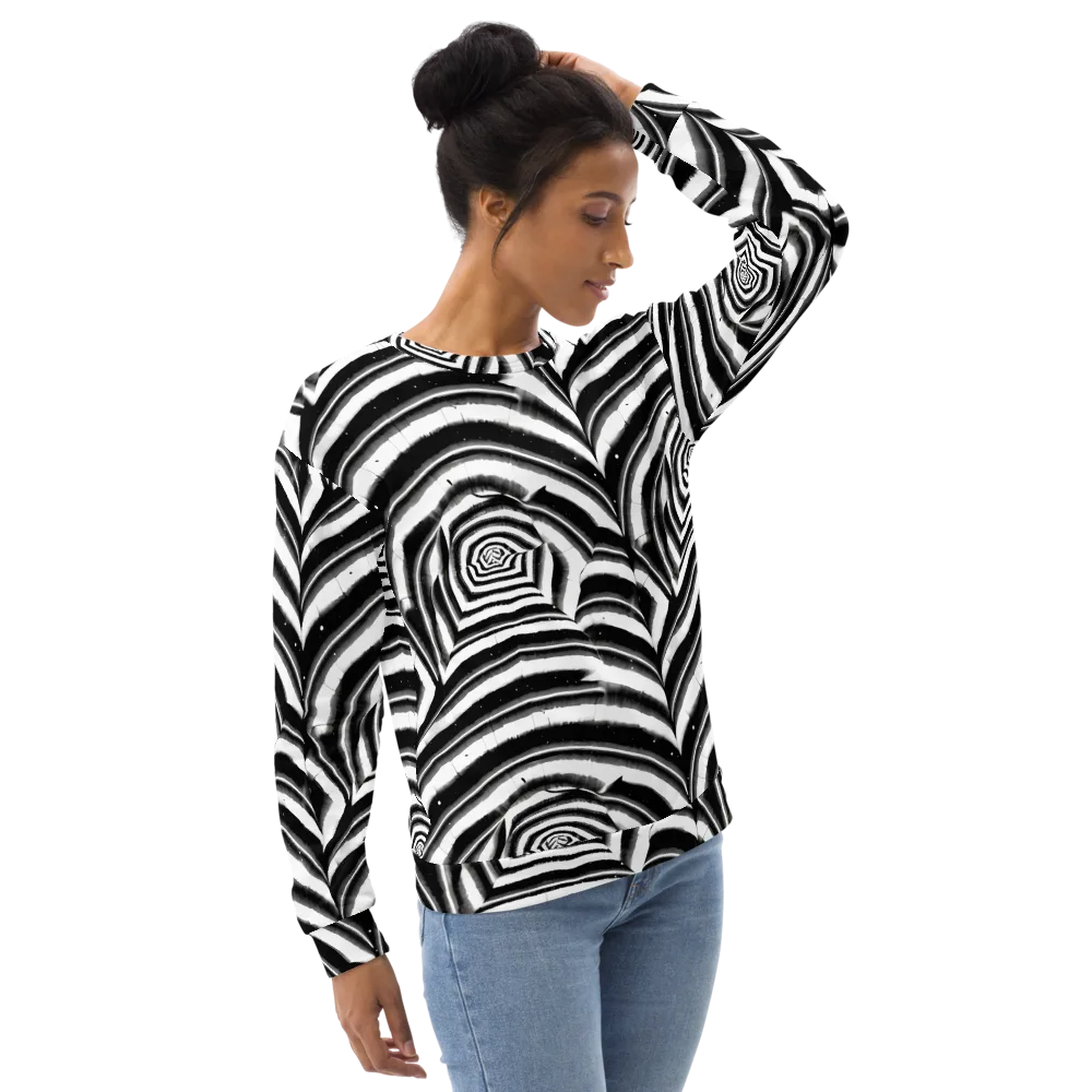 Dupain Swirl on Sweatshirt — Right Front