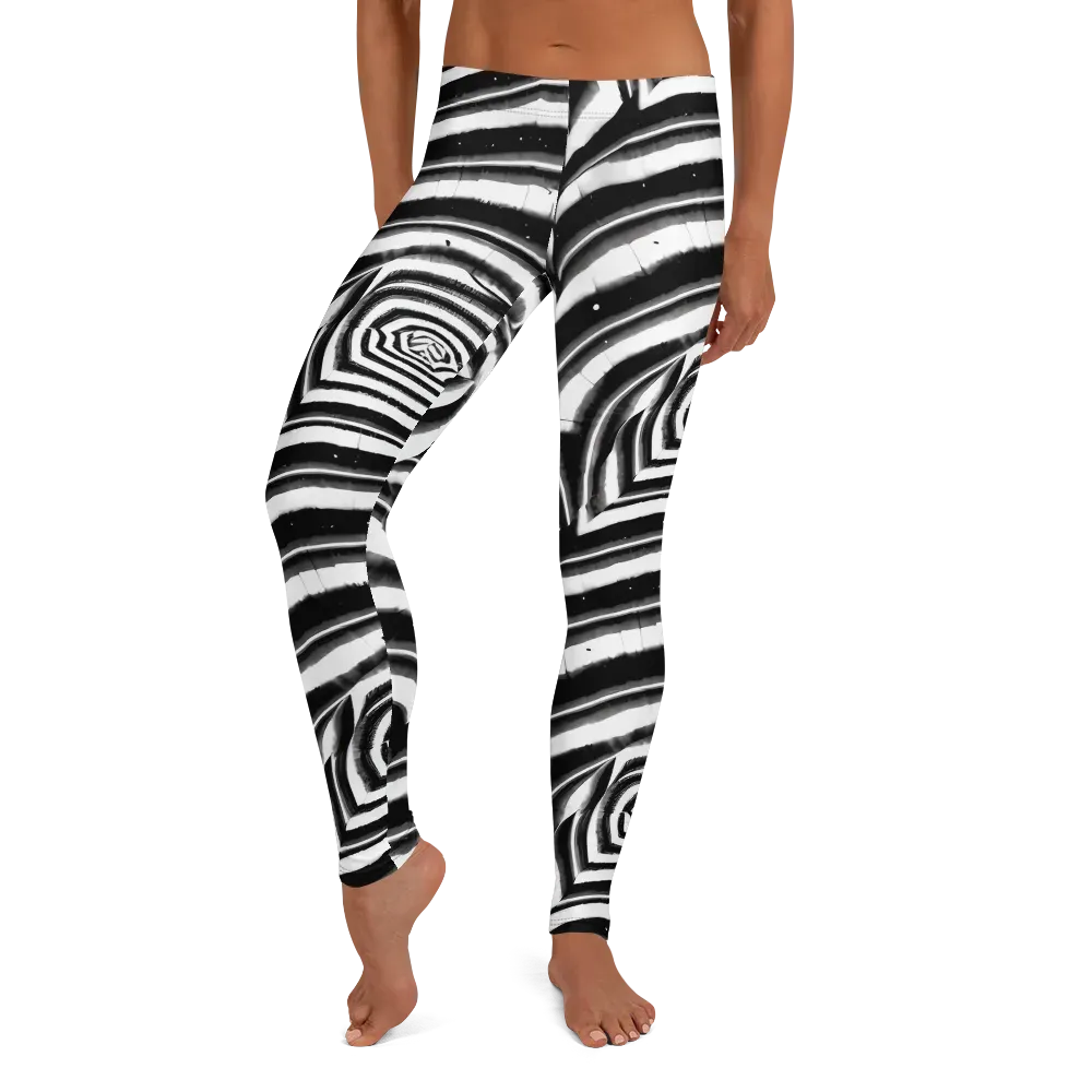 Dupain Swirl on Leggings — Front