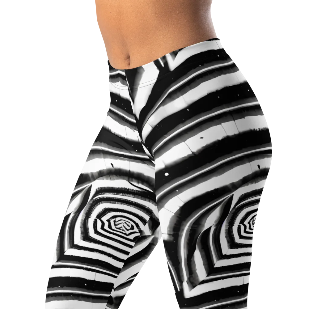 Dupain Swirl on Leggings — Left Front