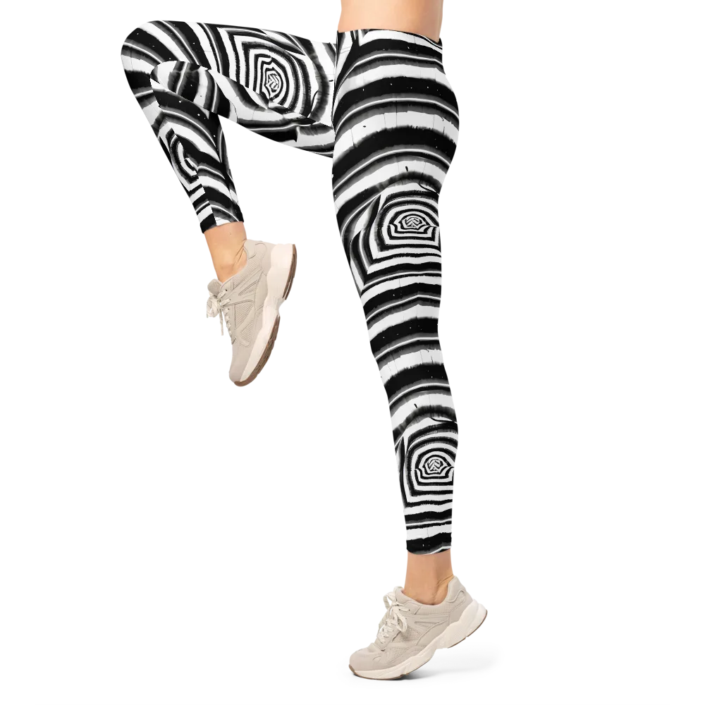 Dupain Swirl on Leggings — Left