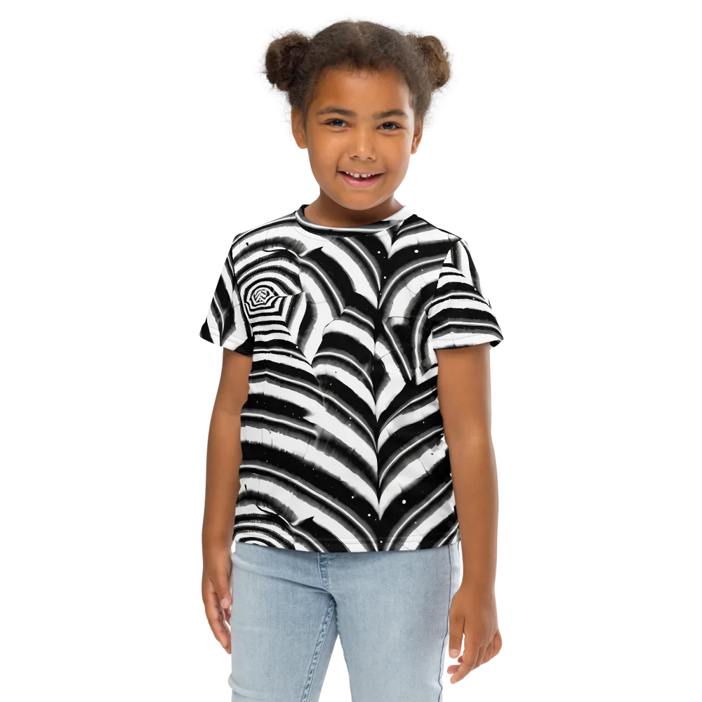 Dupain Swirl on Kids Crew Neck T-Shirt — Front