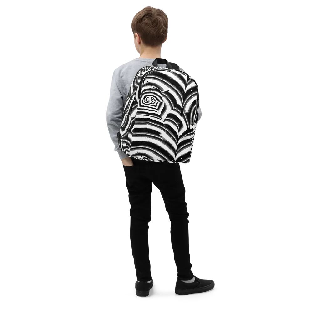 Dupain Swirl on Minimalist Backpack — Right Front