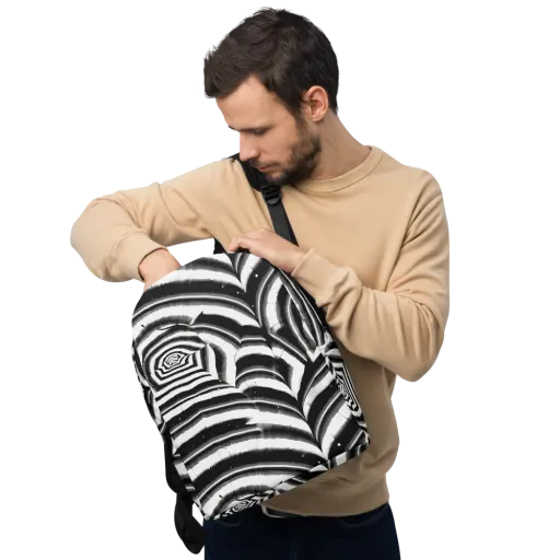 Dupain Swirl on a Minimalist Backpack