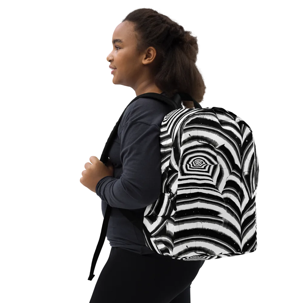 Dupain Swirl on Minimalist Backpack — Right Front