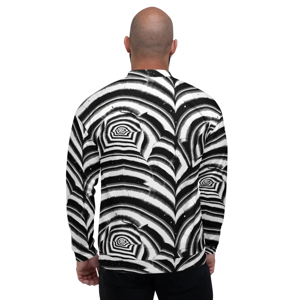 Dupain Swirl on Bomber Jacket — Back