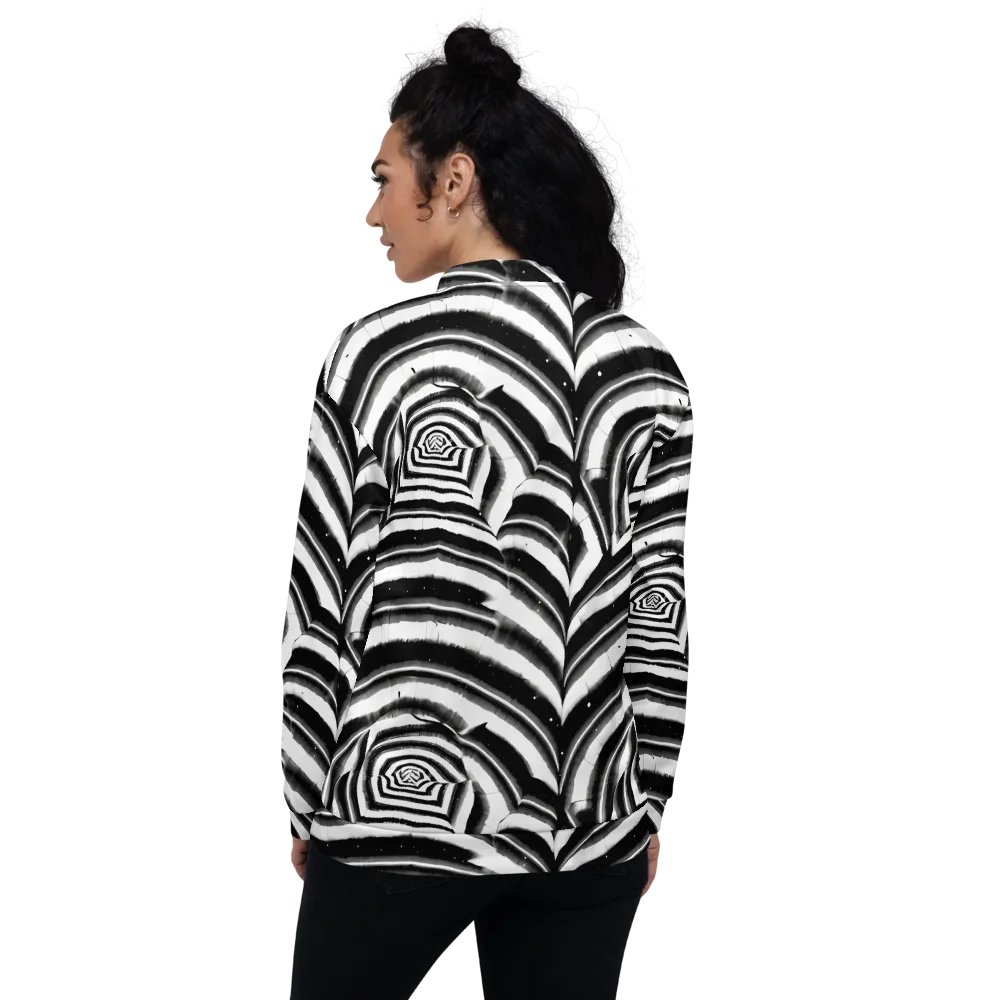 Dupain Swirl on Bomber Jacket — Back