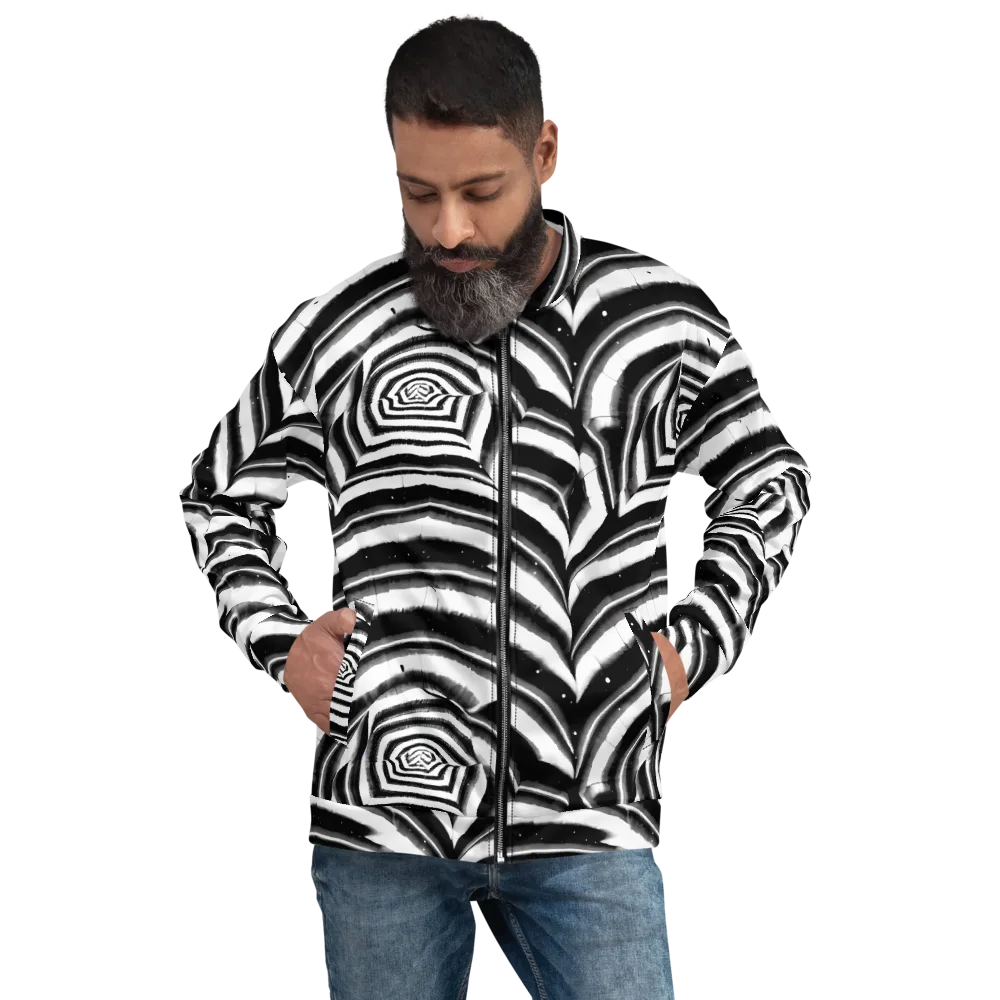 Dupain Swirl on Bomber Jacket — Front