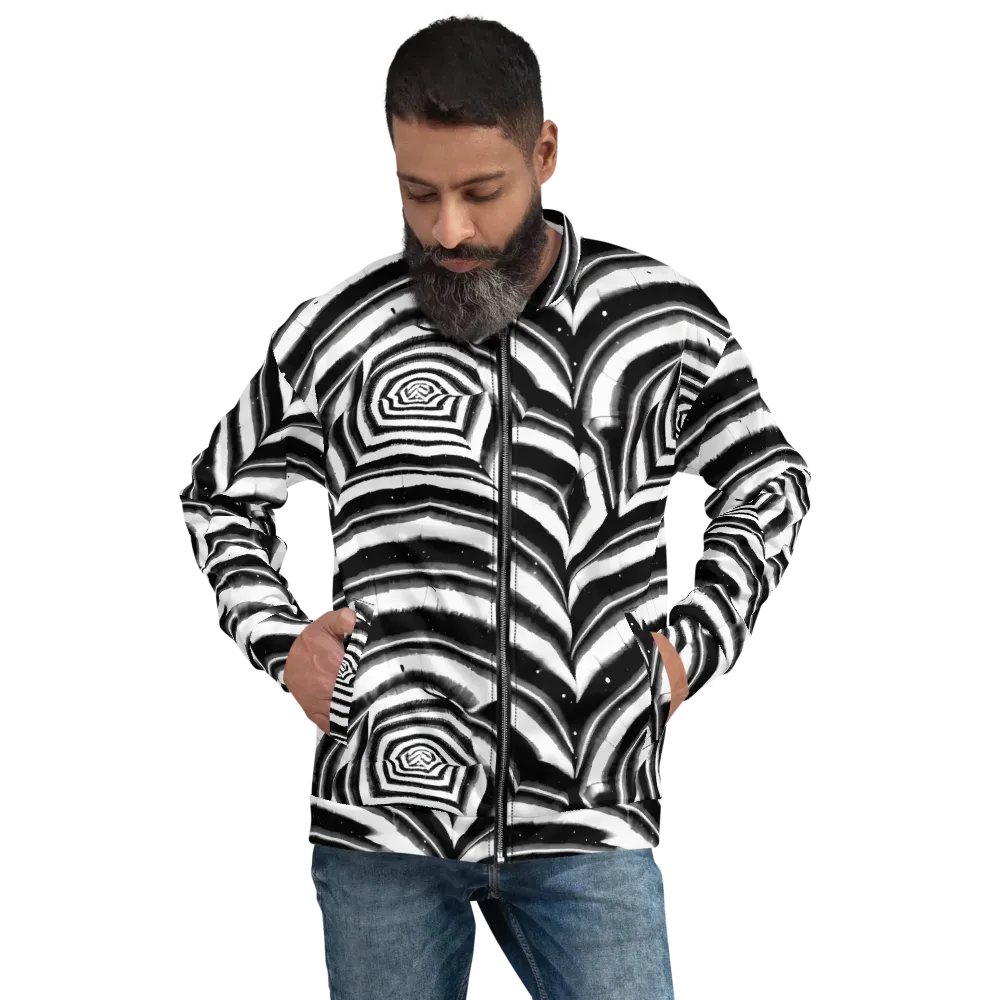 Dupain Swirl on Bomber Jacket — Front