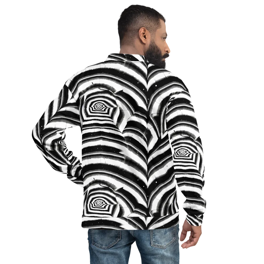 Dupain Swirl on Bomber Jacket — Back
