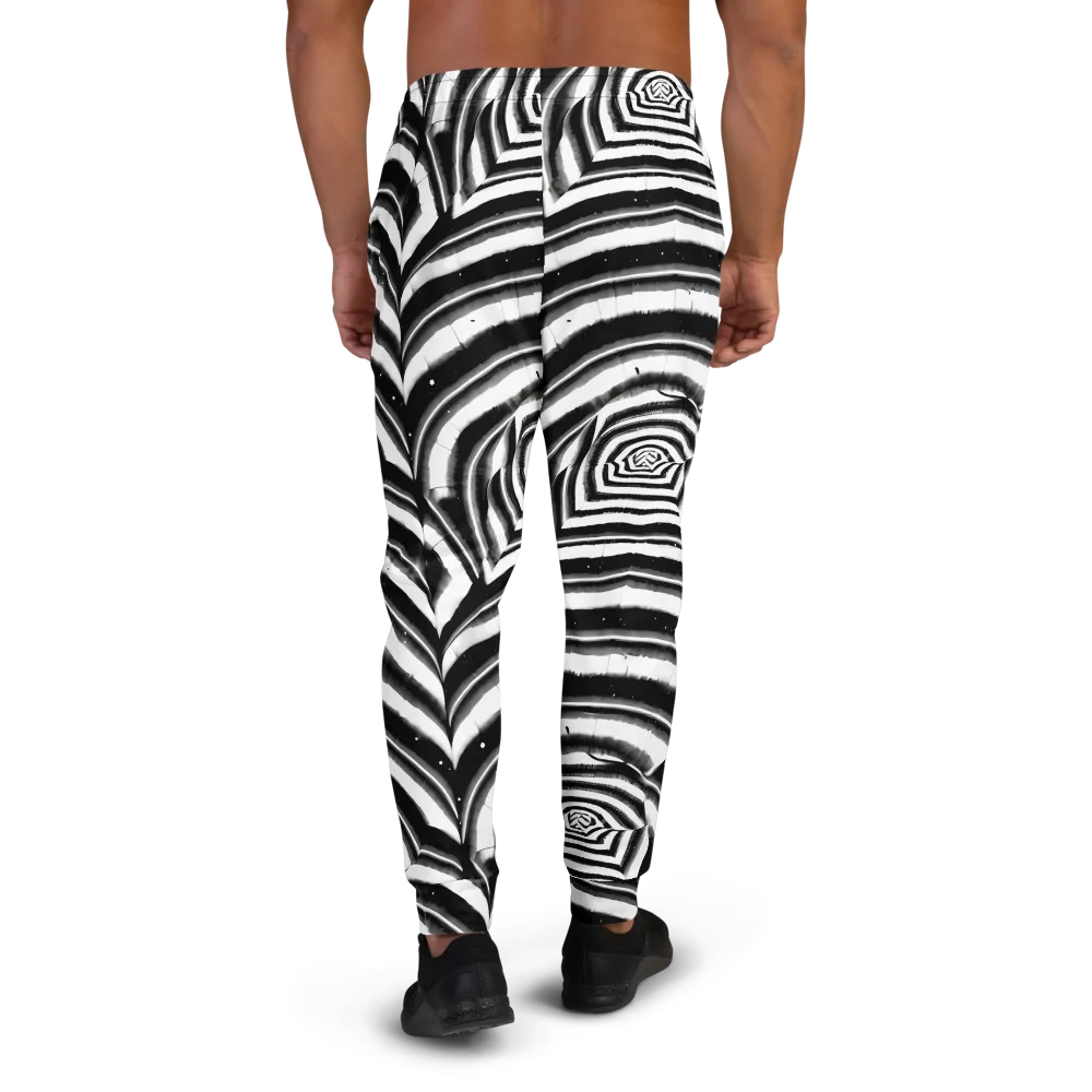 Dupain Swirl on Men's Joggers — Back
