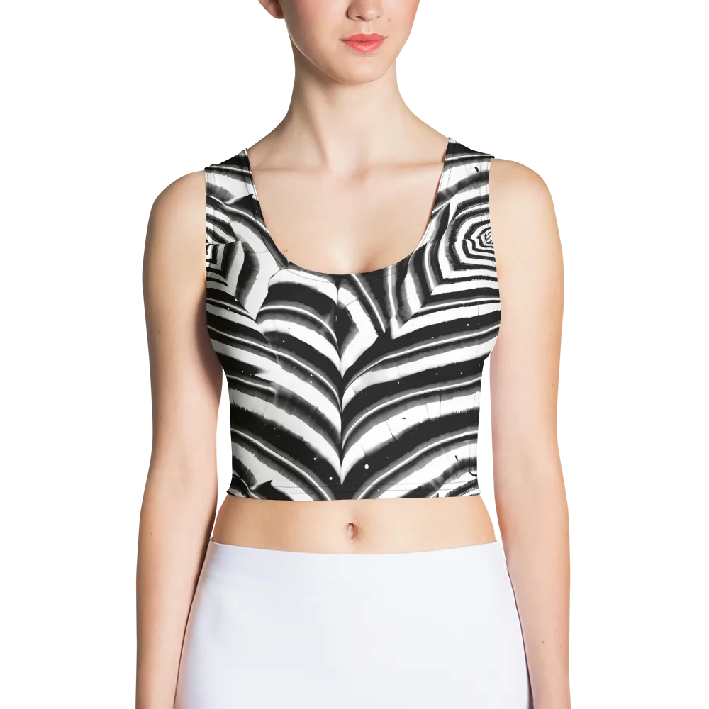 Dupain Swirl on Crop Top — Front