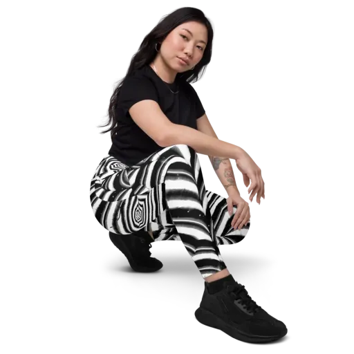 Dupain Swirl on a Leggings with Pockets
