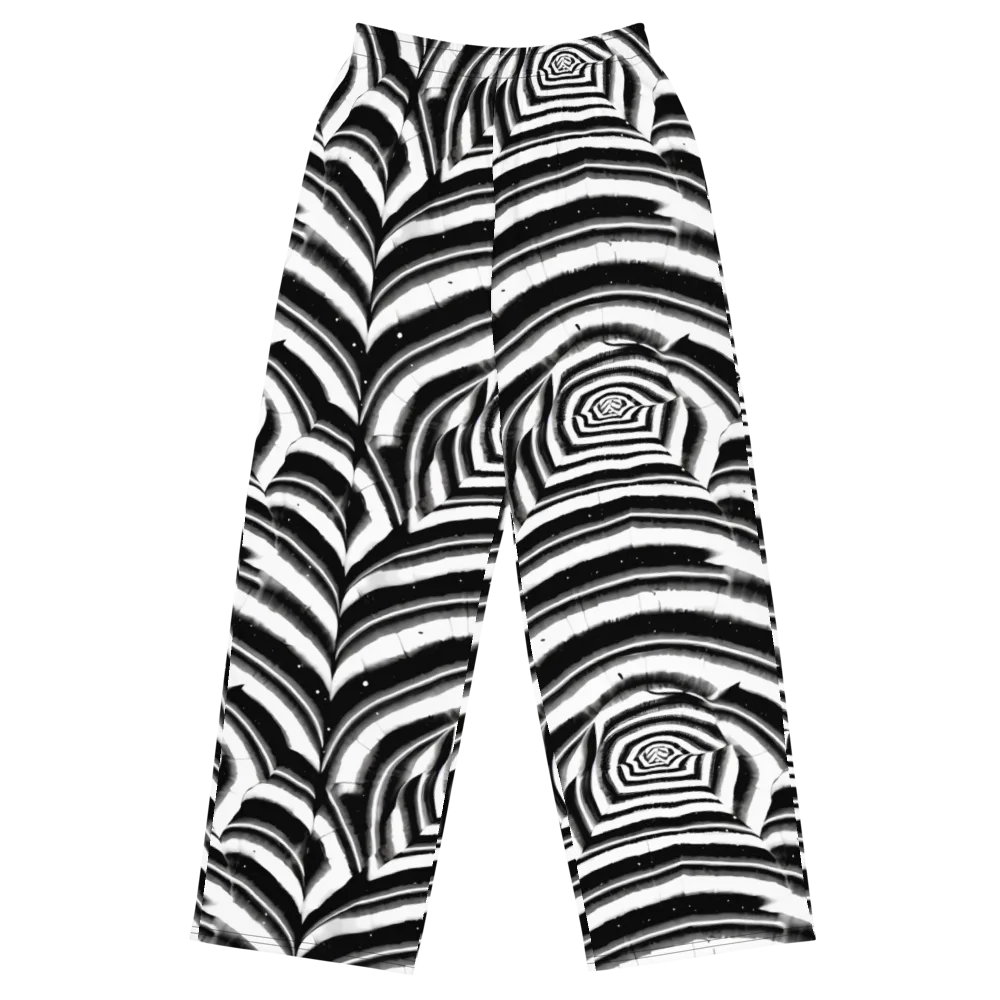 Dupain Swirl on Wide-Leg Pants — Front