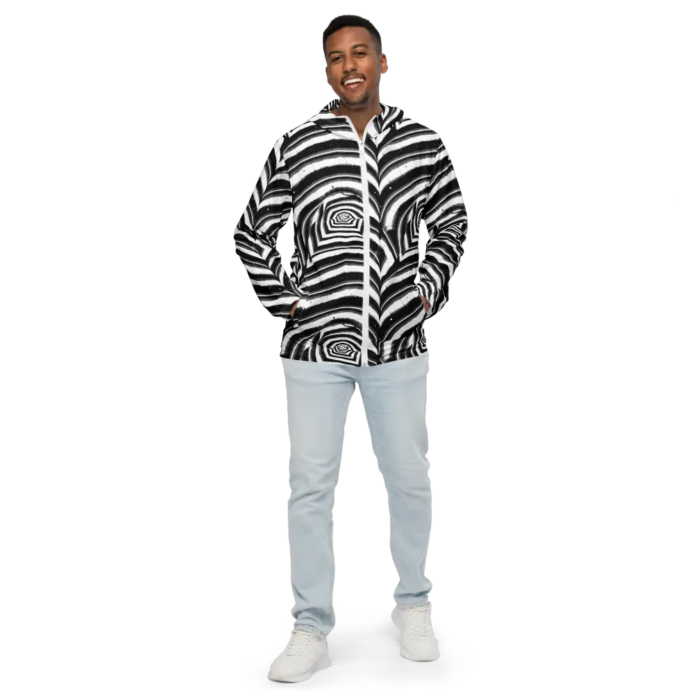 Dupain Swirl on Men's Windbreaker — Front