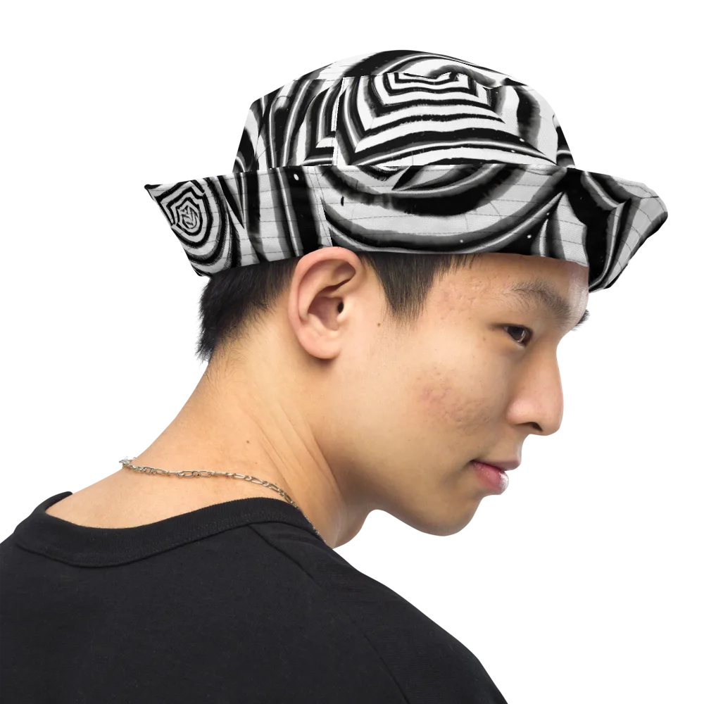 Dupain Swirl on Reversible Bucket Hat — Right Outside