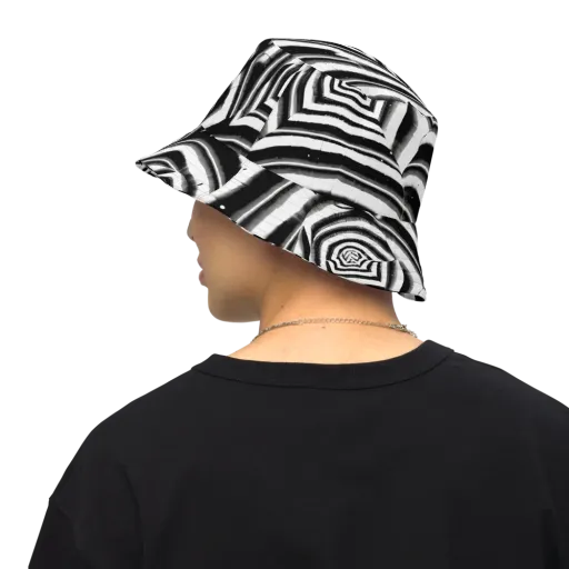 Dupain Swirl on a Reversible Bucket Hat