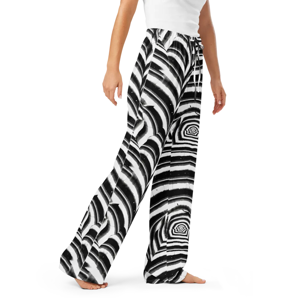 Dupain Swirl on Women's Pajama Pants — Right Front