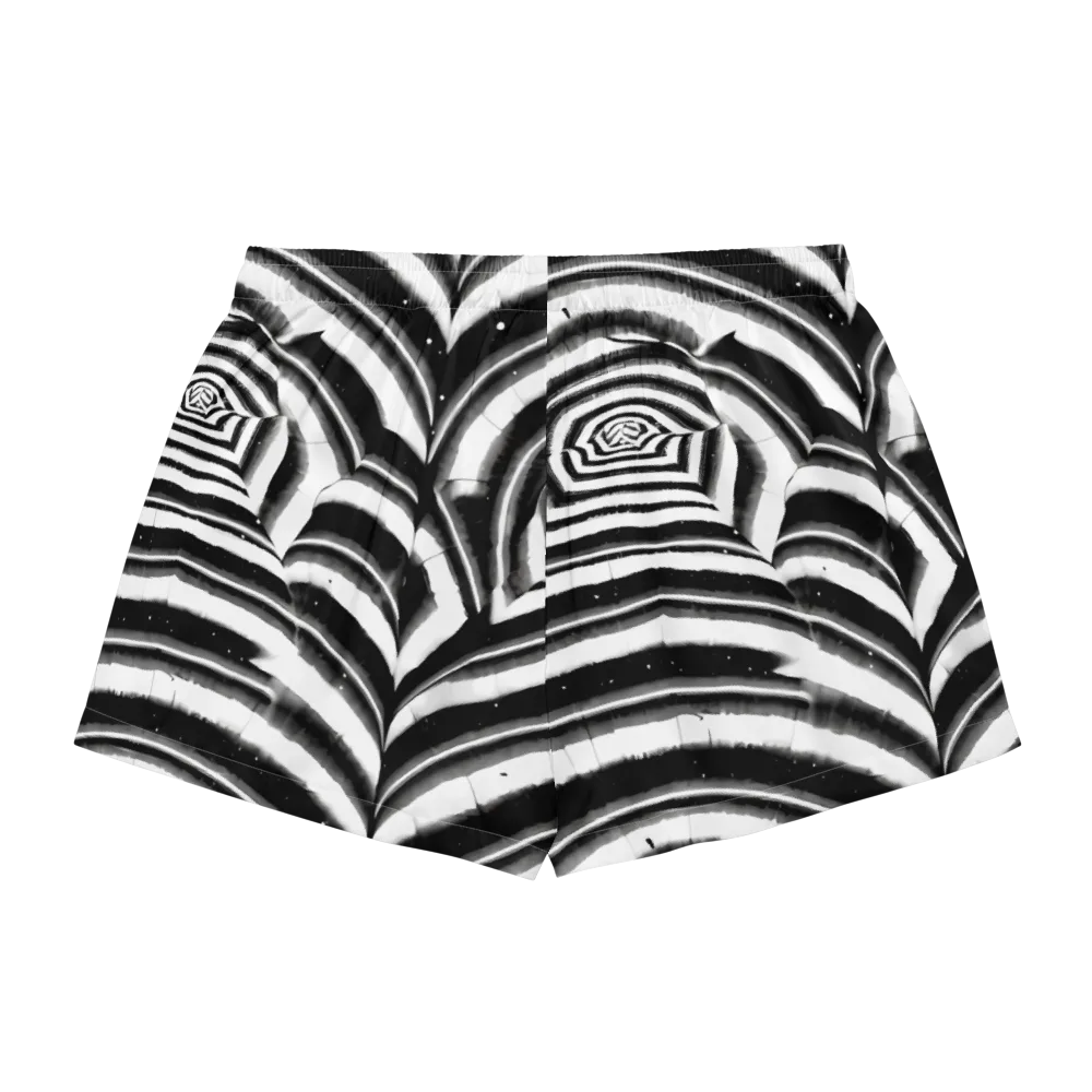 Dupain Swirl on Women's Pajama Shorts — Back