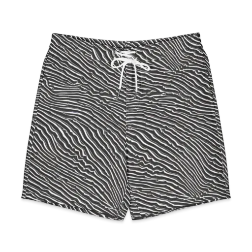 Hypnotic Waves on a Men's Board Shorts