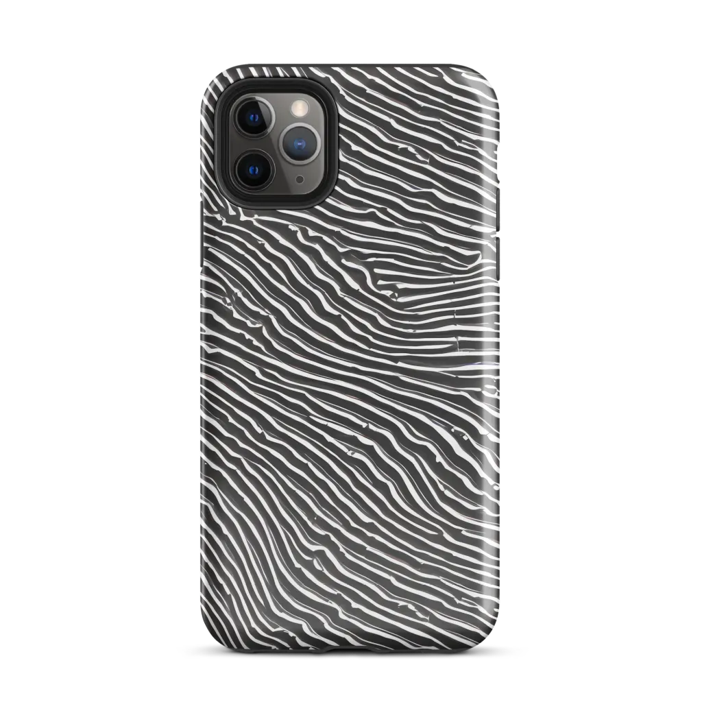 Hypnotic Waves on Tough Case for iPhone® — Front