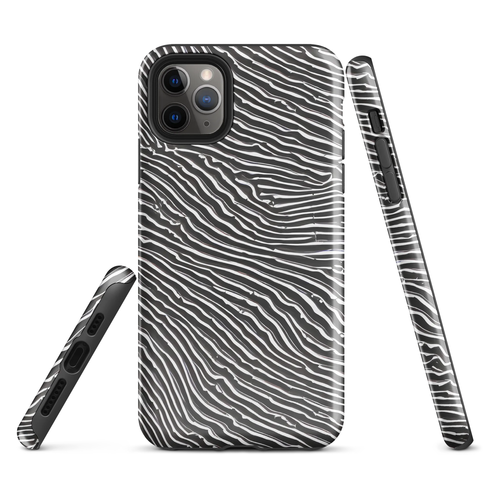 Hypnotic Waves on Tough Case for iPhone® — Front