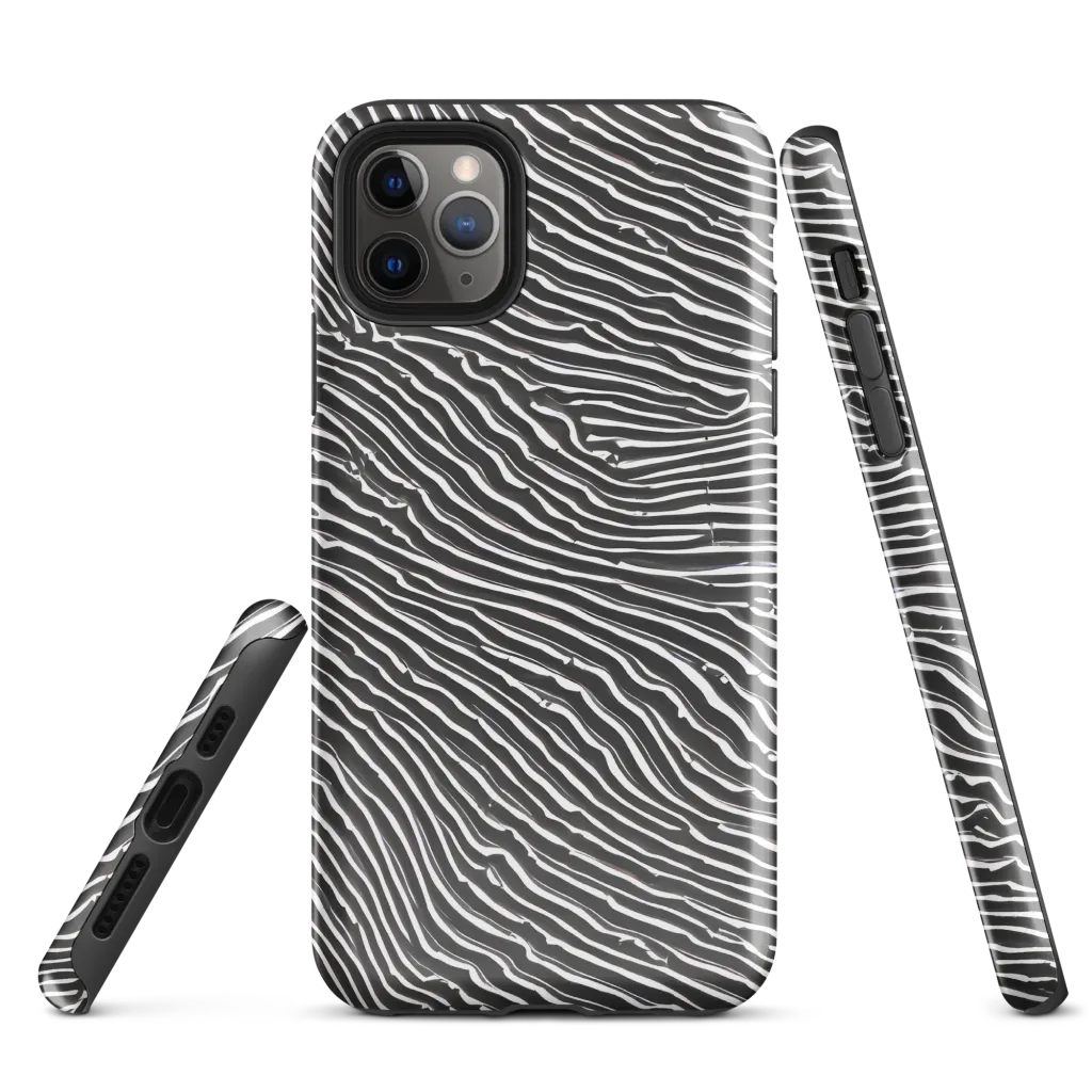 Hypnotic Waves on Tough Case for iPhone® — Front