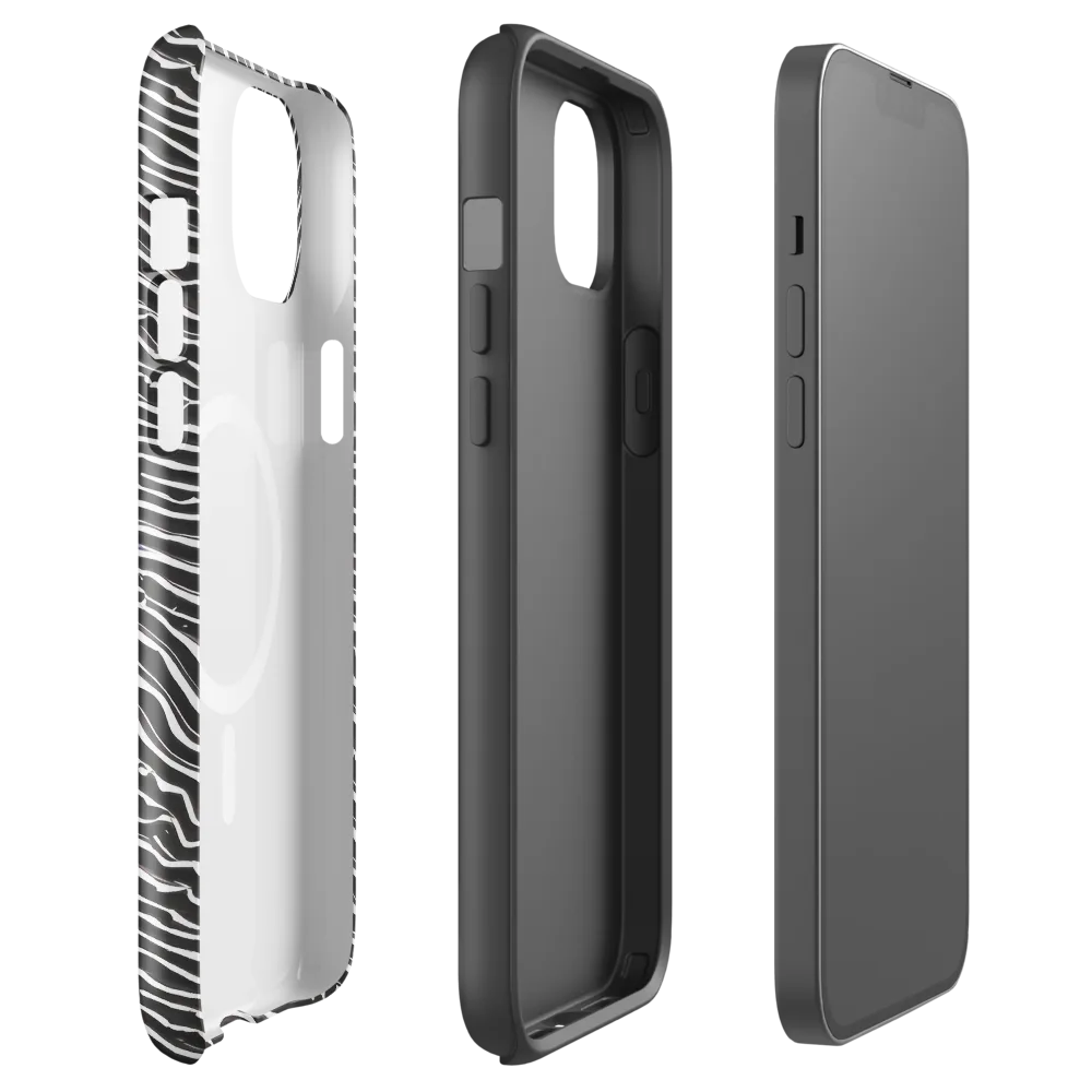 Hypnotic Waves on MagSafe Tough Case for iPhone® — Front