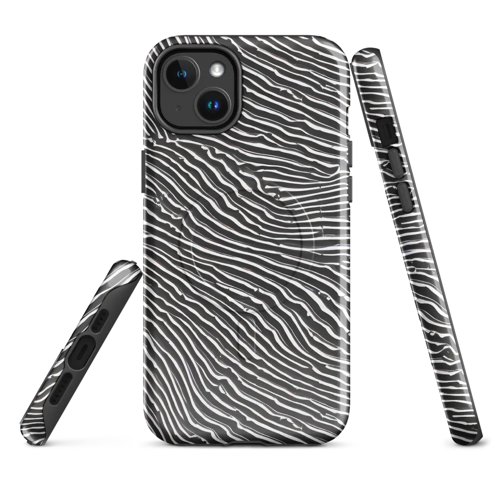Hypnotic Waves on MagSafe Tough Case for iPhone® — Front