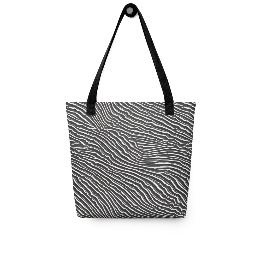 Hypnotic Waves on Tote Bag — Front
