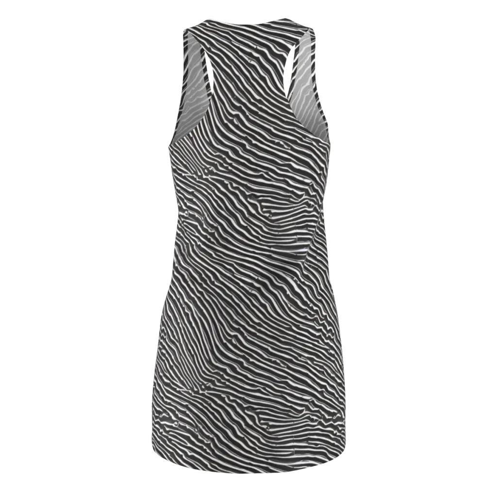 Hypnotic Waves on Racerback Dress — Back