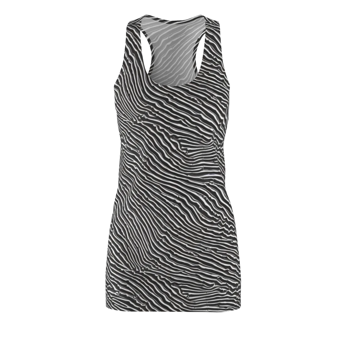 Hypnotic Waves on Racerback Dress — Front